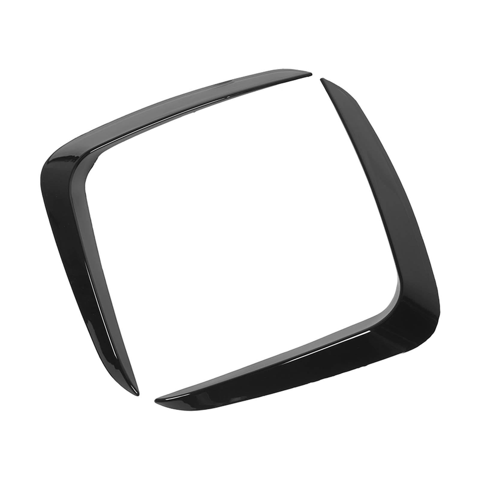 2PCS Front Bumper Side Vent Splitter Left Right Glossy Black for X3 G01 X4 G02 LCI M Sport 2021