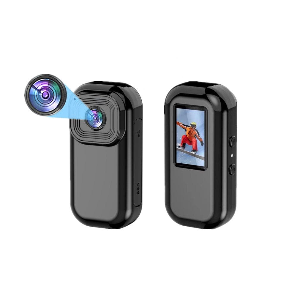 Mini WiFi Action Camera 1080P 30fps Digital Video Camera with 0.96in LCD Screen Built-in black