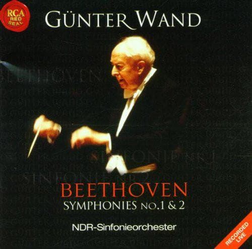 CD BEETHOVEN; WAND - Beethoven: Symphonies 1 & 2 74321664582 RCA Red Seal 2001 EU Classical Used