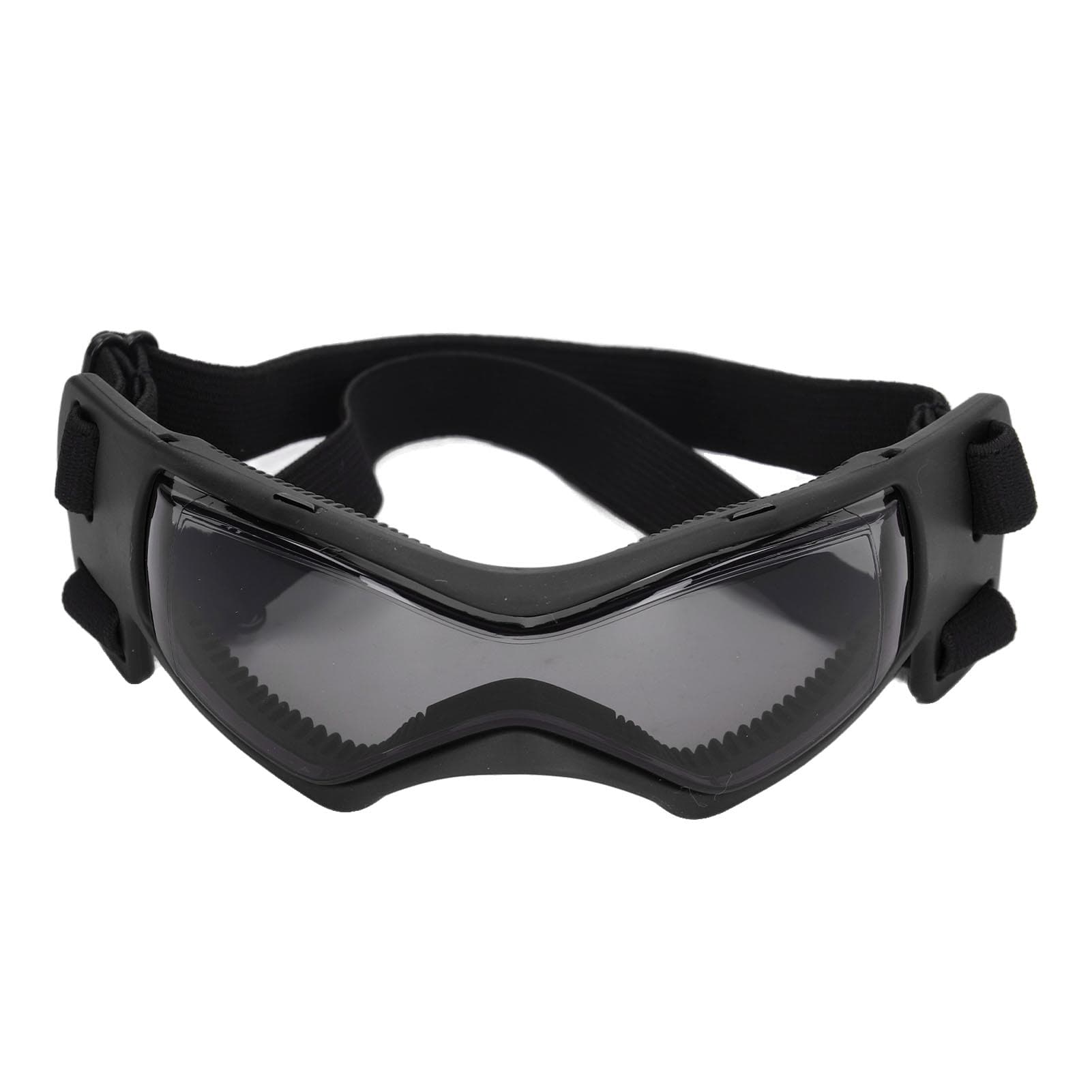 Dog Goggles UV Protection Adjustable Strap Soft Frame Waterproof Anti Fog Stylish Pet Sunglasses black