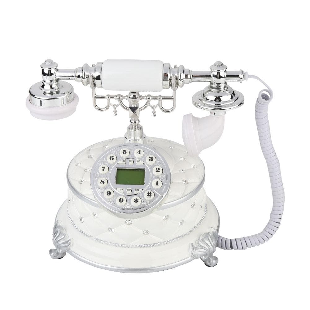 Retro Vintage Telephone Plate Rotary Dial Antique Telephones Landline Phone For Office Home