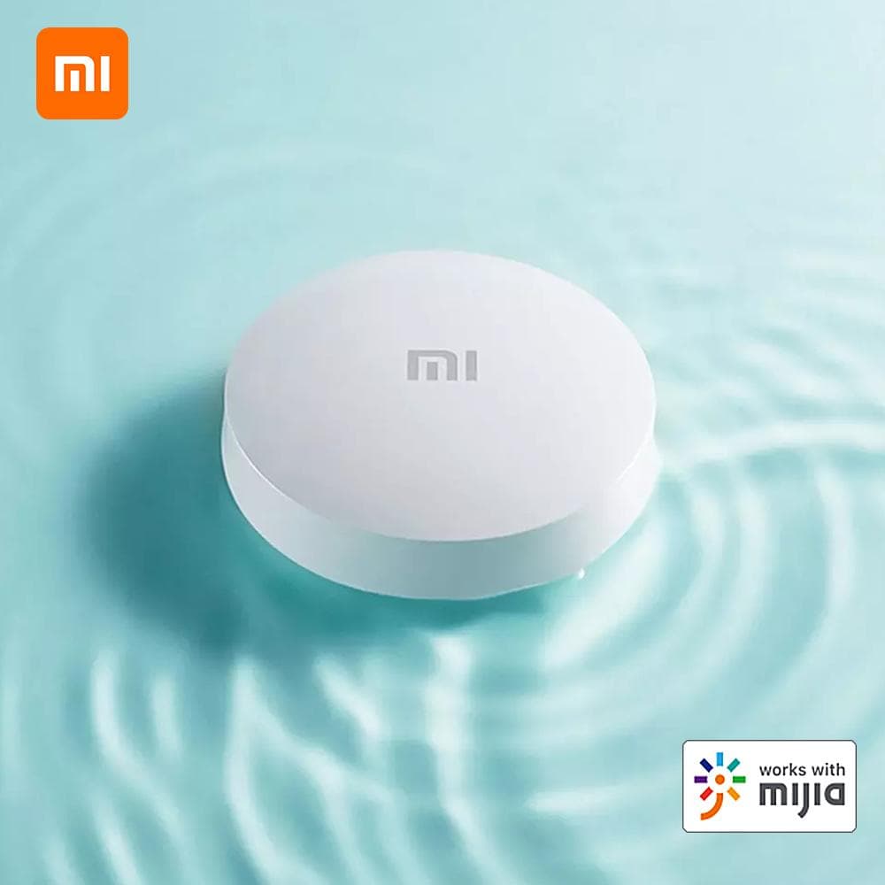 Xiaomi Water Sensor Smart App Leak and Drip Alert Leak Detector Flood Sensor Alarm BT Water white