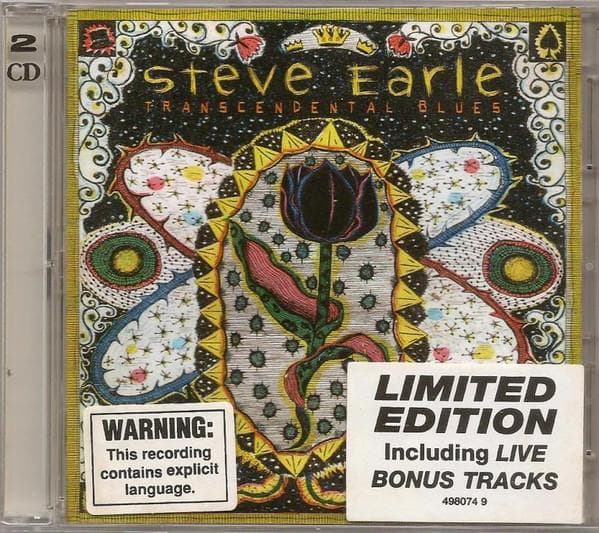 CD STEVE EARLE - Transcendental Blues 4980749 Epic, E-Squared 2000 Australia Pop Used