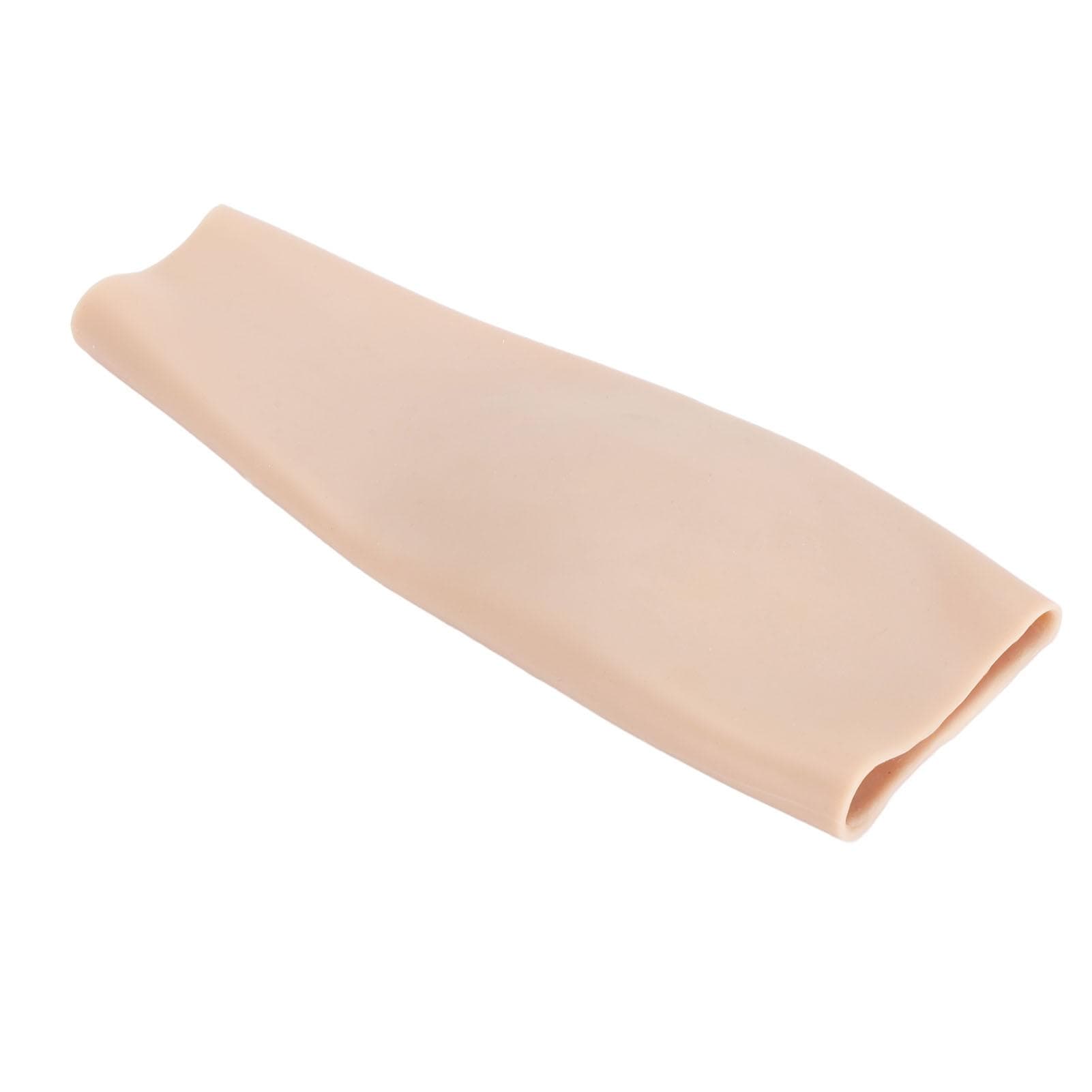 Skin Colour Silicone Calf Sleeve O Leg Pads Calf Pads Corrector Realistic Leg Enhancement for Thin M