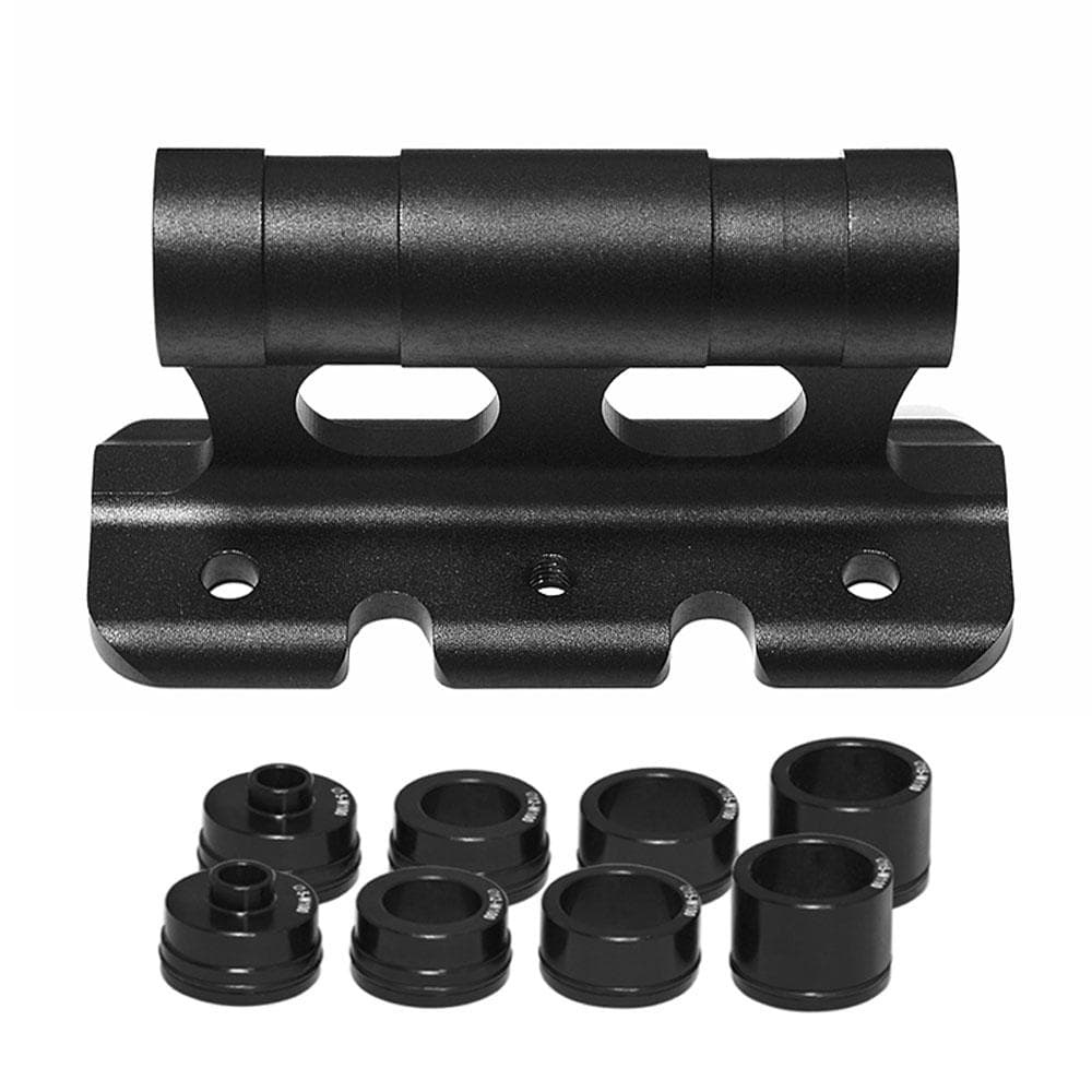Bike Fork Mount Quick Release Thru Axle Carriers Front Fork Block Car Roof Rack Carriers black