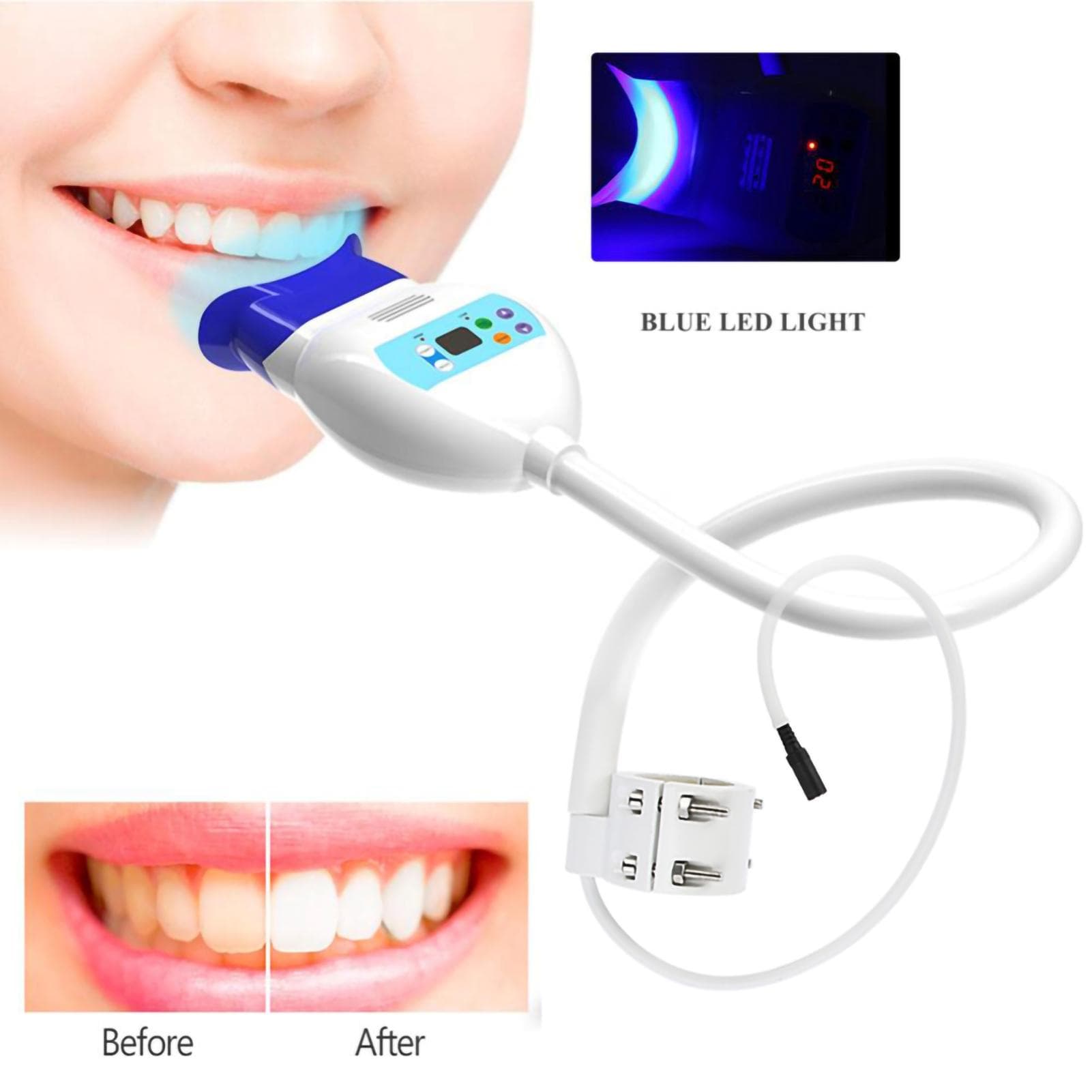 Dental Chair Teeth Whitening Machine Light Machine Bleaching Lamp Accelerator US PLUG