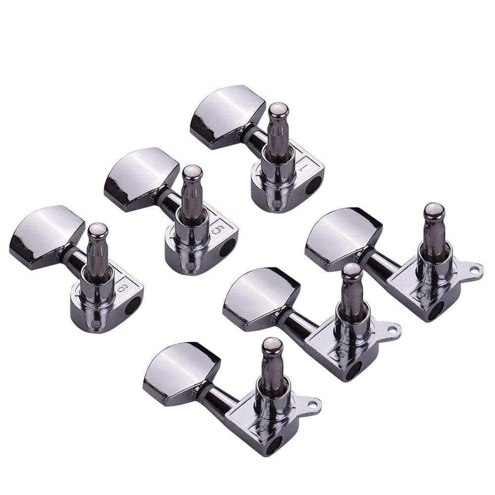 6 pezzi 3L3R accordatore per chitarra completo chiuso pioli accordatore Chrome
