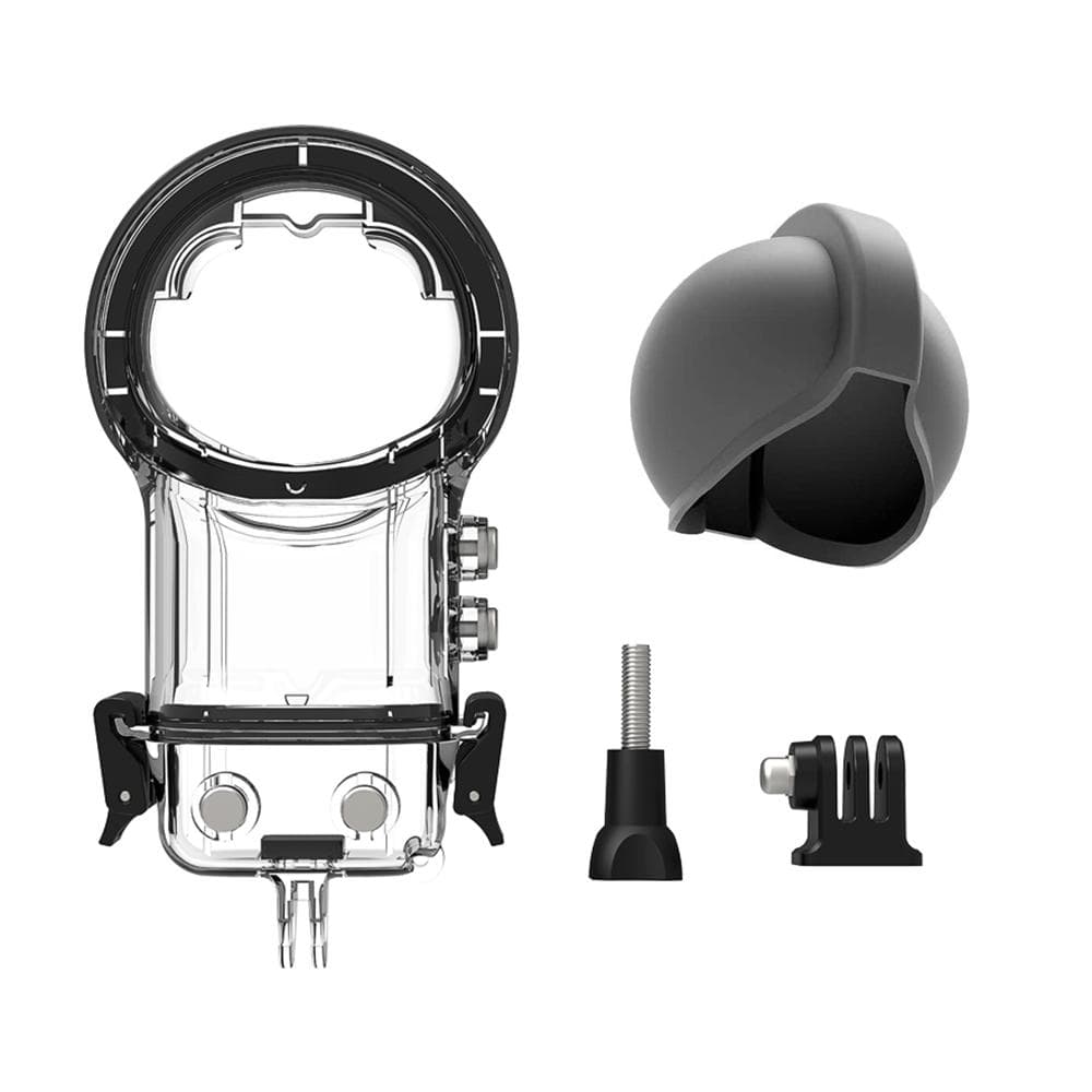Panoramic Sports Camera Dive Case Waterproof Housing Diving Protective Case Underwater 50M with transparent