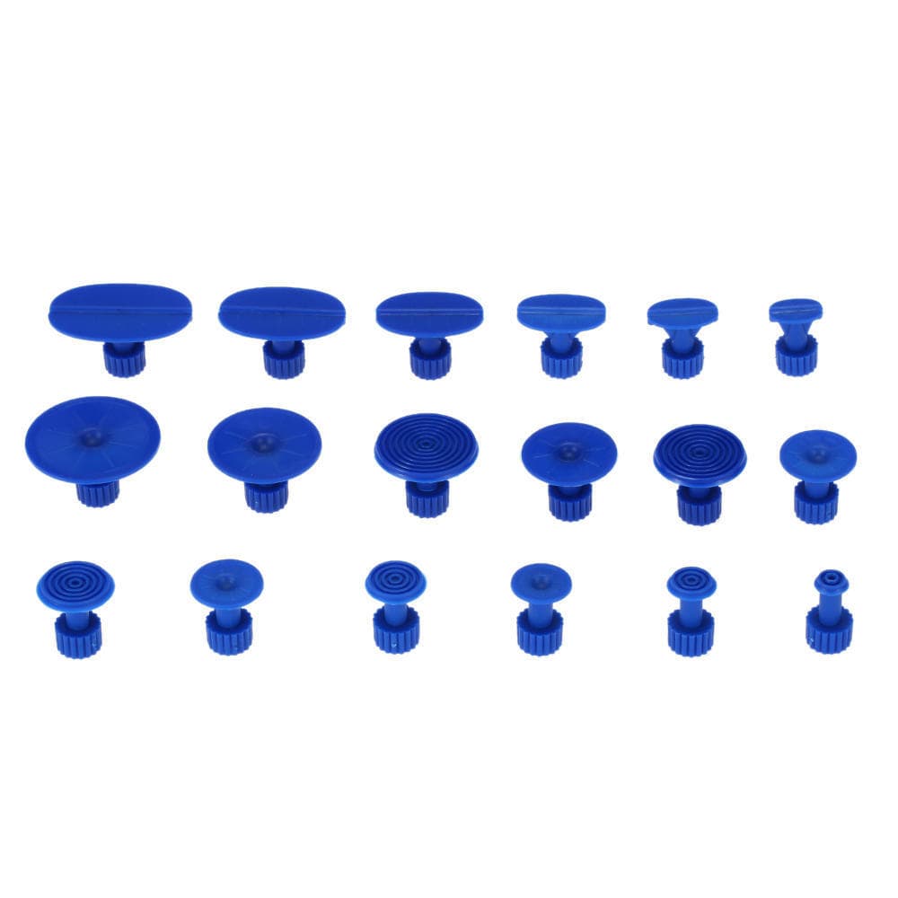 18 Pcs Car Auto Body Dent Repair Tabs Blue blue