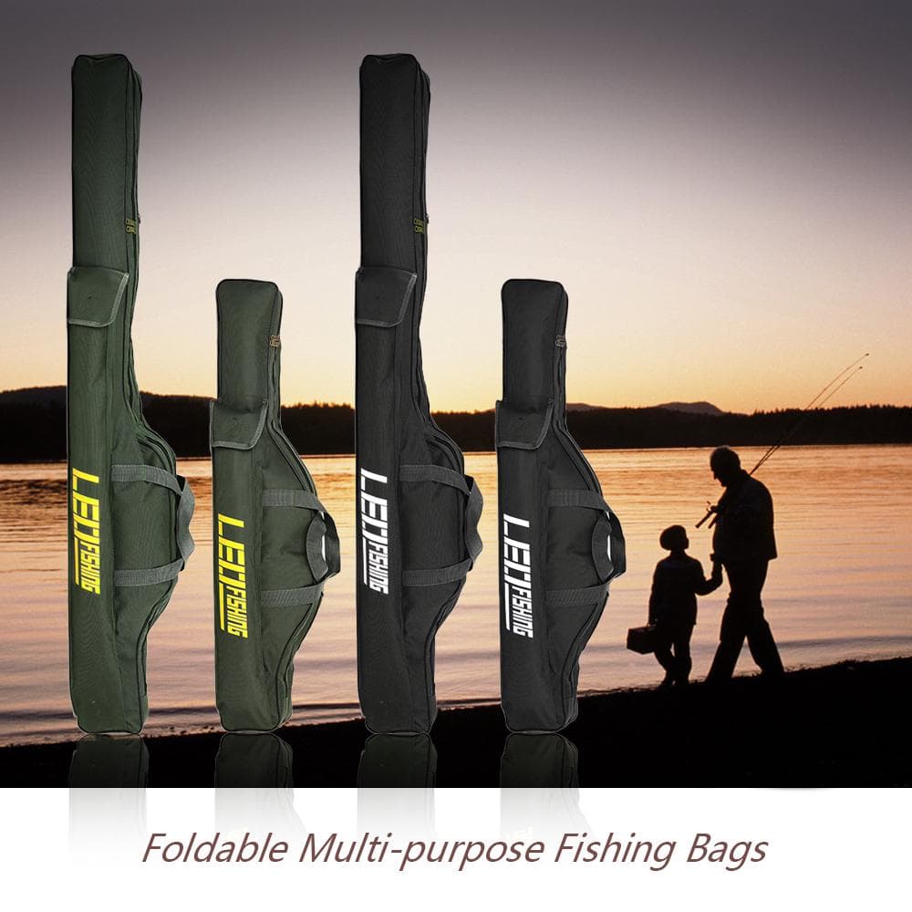 100cm/150cm Foldable Multi-purpose Fishing Bags Fishing Rod Bags 100 army green