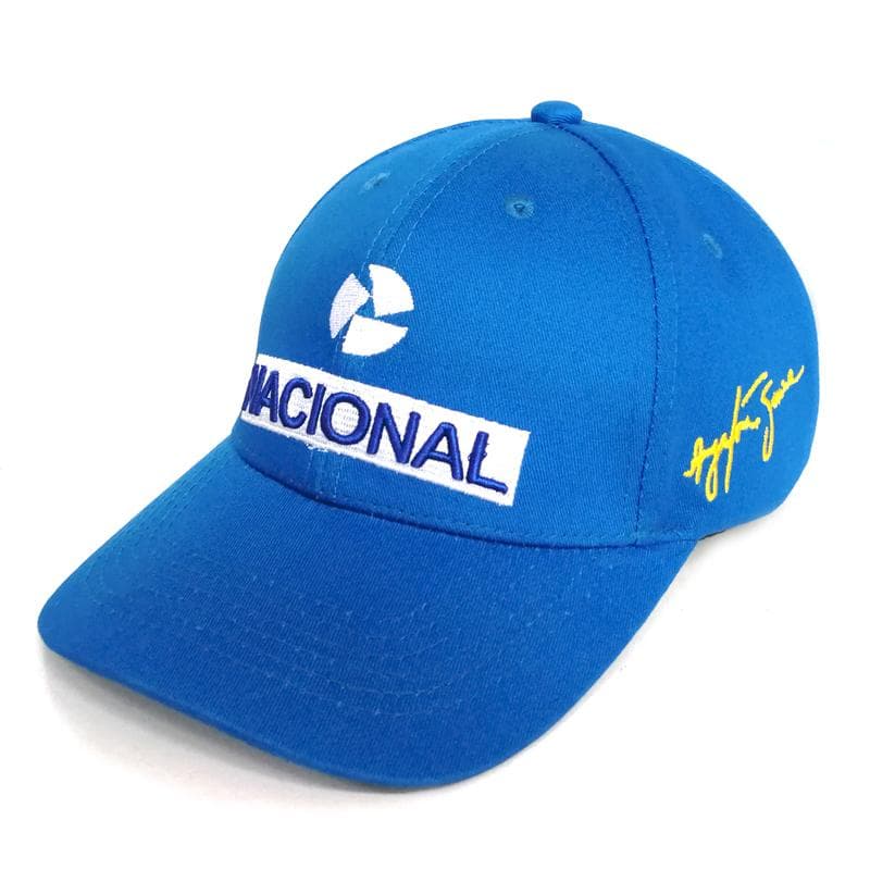 Ayrton Senna Baseball Cap Unisex Fashion Cool Embroidery Ayrton Senna Hats Adjustable Cotton Dad Caps One Size