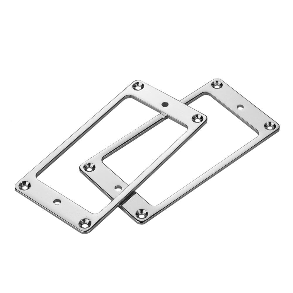 2pcs Pickup Mounting Rings for Humbucker Pickups Cover Frame Set silver