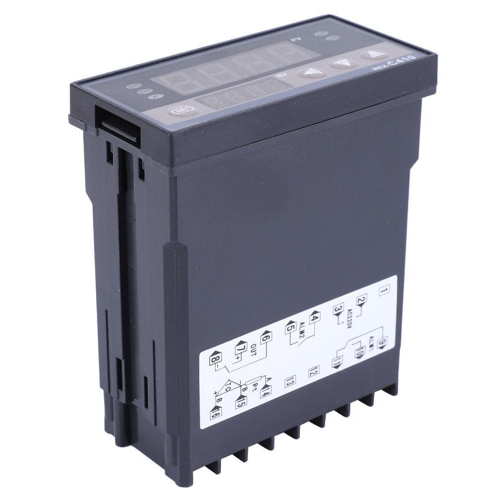REX C410 Adjustable Relay Control Output Digital Temperature Controller Thermostat AC220V