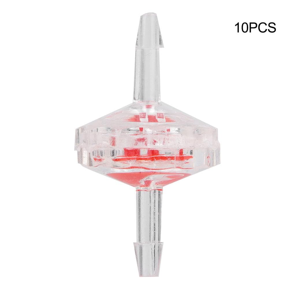 10Pcs Aquarium Air Pump One Way Non Return Check Valve Waterstop Accessory for Fish Tank(7mm ) 3MM