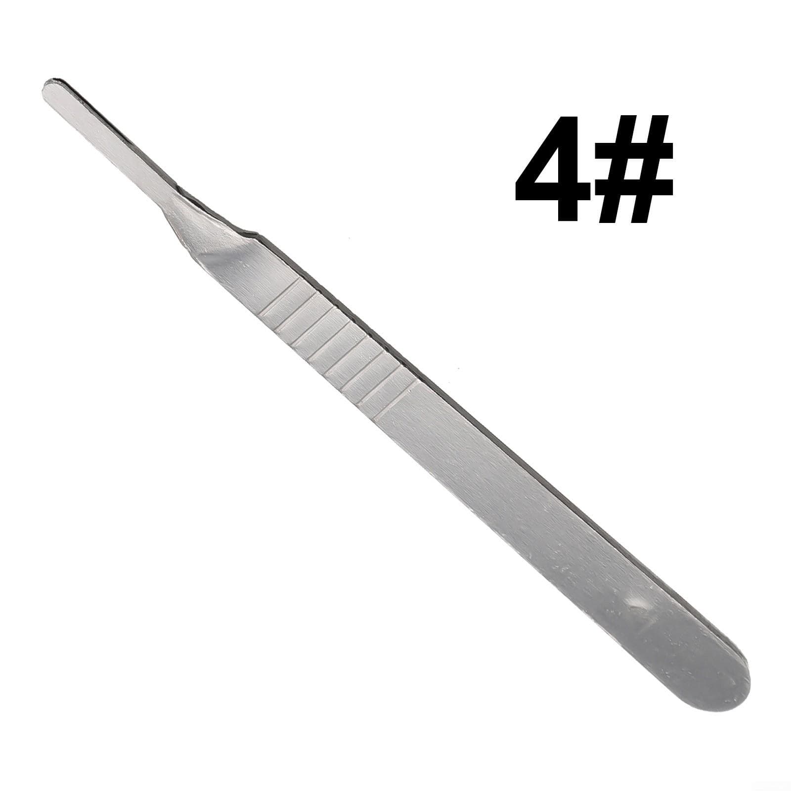 Carbon Steel Blade Handle Blade Handle Utility Carving Blade Replacement 4# Handle