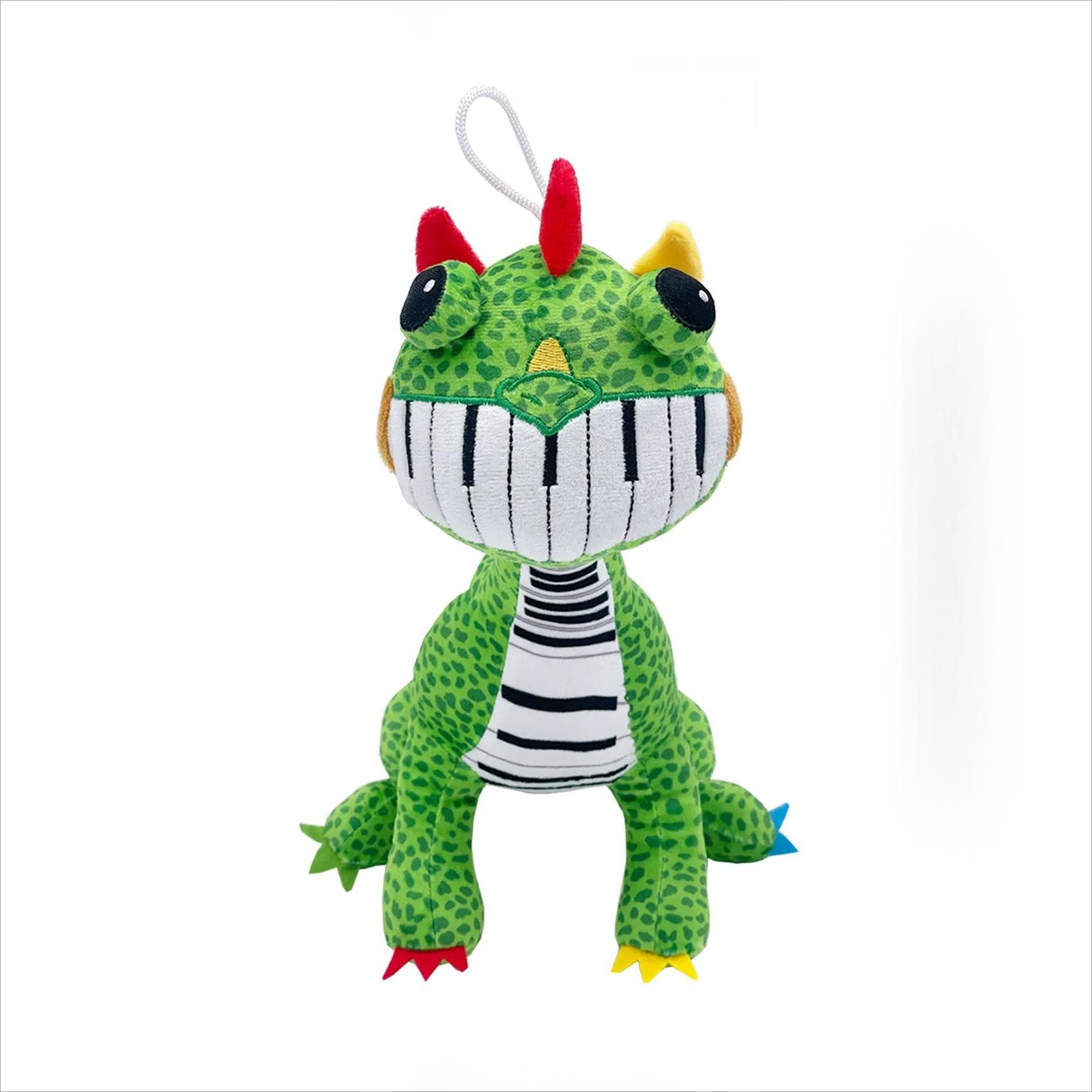 New 30cm Pianosaurus Jingle Plush Toy Cartoon Nightmare Critters Game Huggy Wuggy Plushie Soft Stuffed Pillow Doll Toy for Kids green