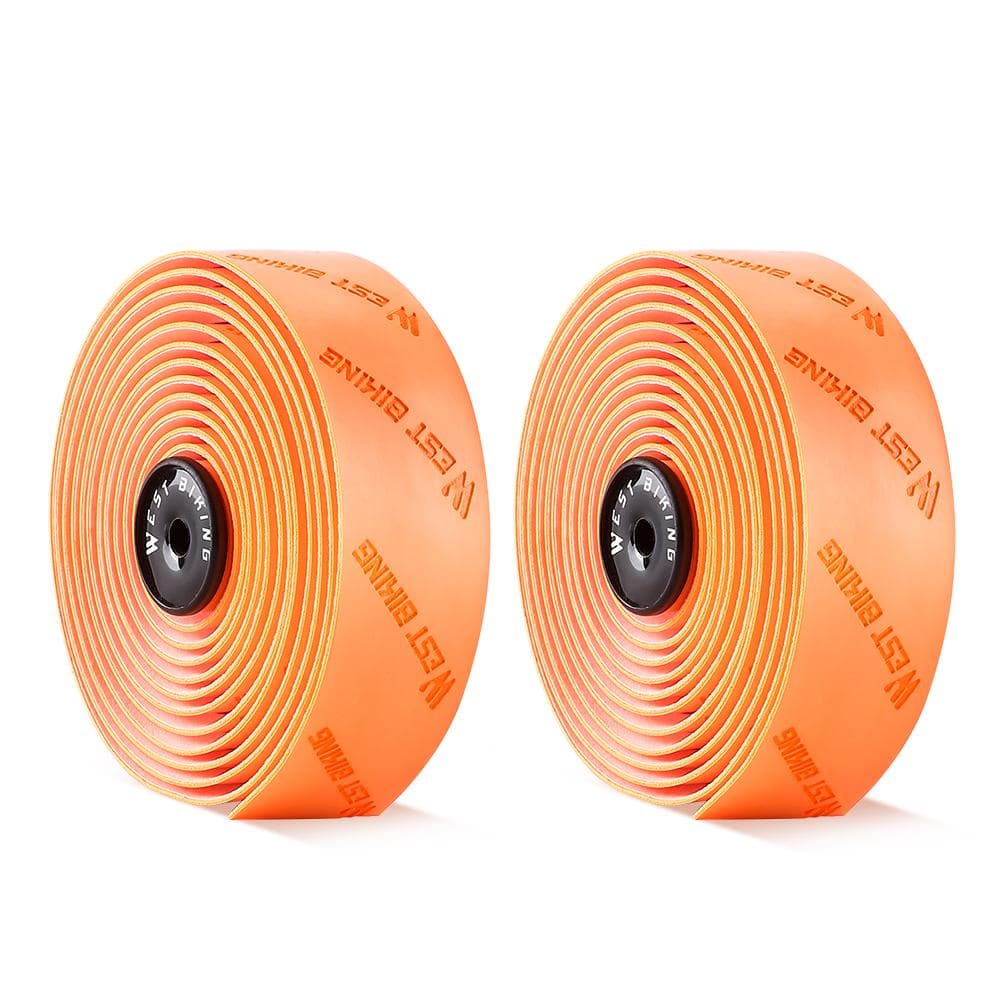 Cycling Handlebar Tape AntiSlip Sweat Absorption Bicycle HandleBar Tape Wear-resistant Lightweight orange