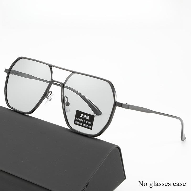 5PCS Photochromic Sunglasses for Men Women UV Protection Driving Fishing Fashion Retro Square Sporty