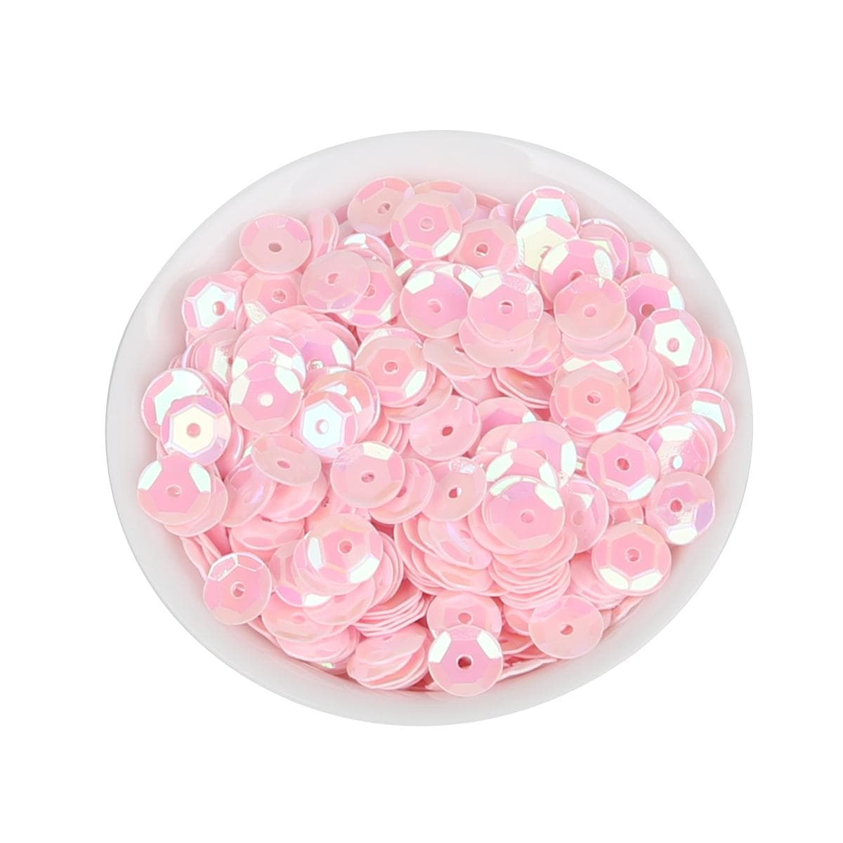 1200Pcs Colorful Sequin PVC Flat Round Loose Sequins Paillettes Sewing Wedding Craft Women Garments Accessories pink