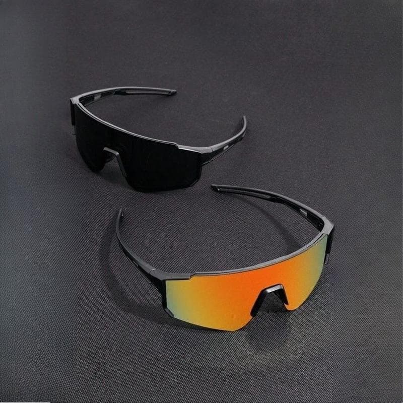 1/2PCS Unisex Outdoor Cycling Sunglasses Anti Glare UV Protection for Running Mountain Climbing Riding