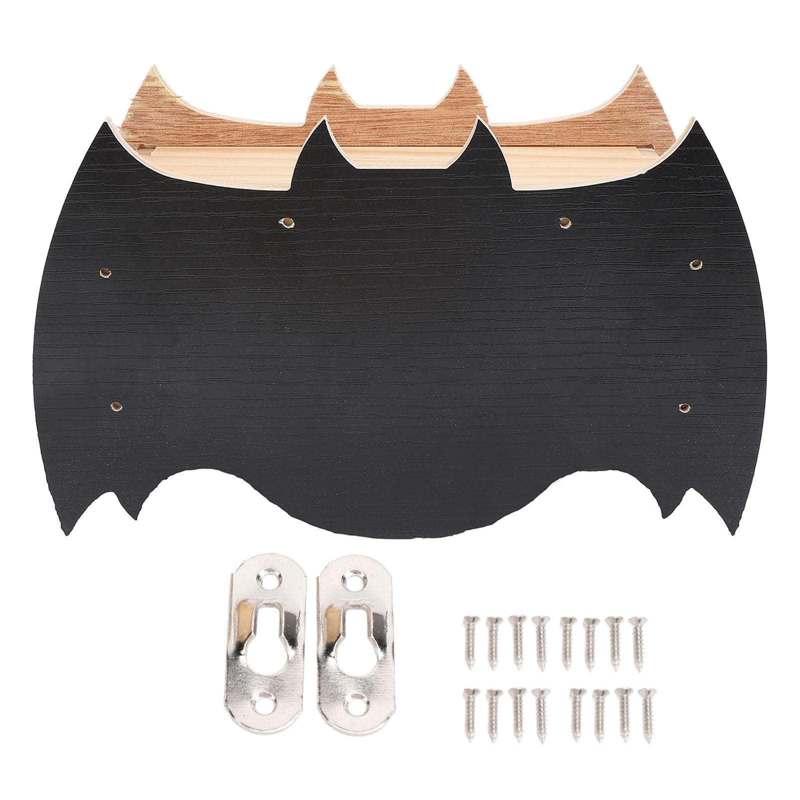 Bat House Handcrafted Wooden Weather Proof Easy to Install Bat Shaped Bat Box for Outdoor Winter