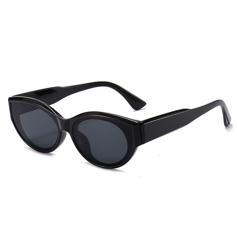 Fashion Black Cat Eye Sunglasses Women Small Frame UV400 Protection Outdoor Driving Sunshade Eyewear for Men and Women 1PC
