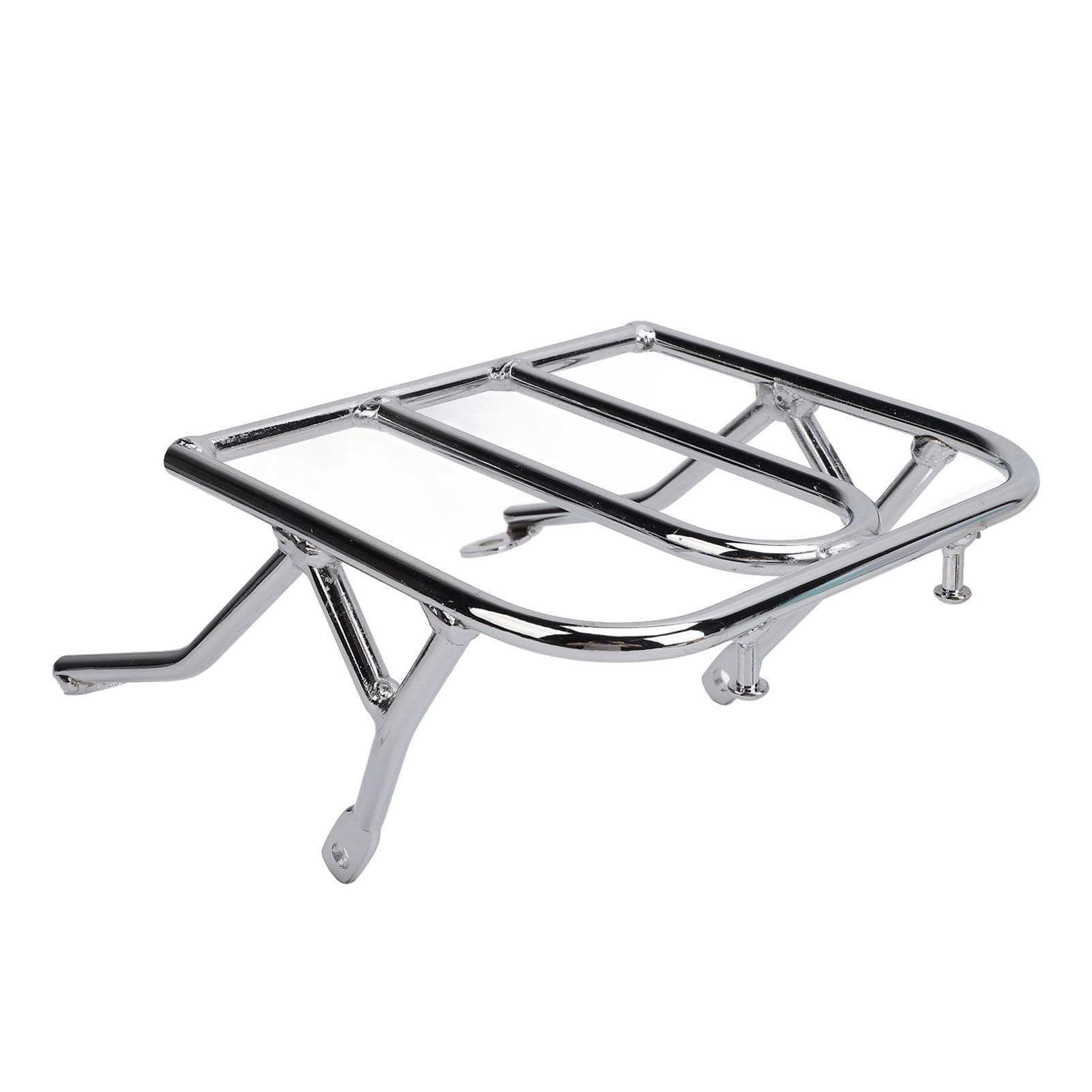 Motorcycle Front Luggage Rack Stainless Steel Polishing Surface Rustproof Cargo Holder Shelf for