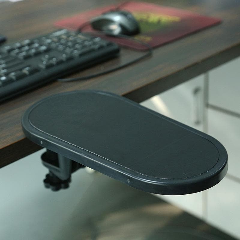 Computer Hand Bracket Arm Rest Mouse Guard Keyboard Drag Computer Hand Bracket Board Stand Wrist Guard Mouse Pad 180 Degree Swivel black