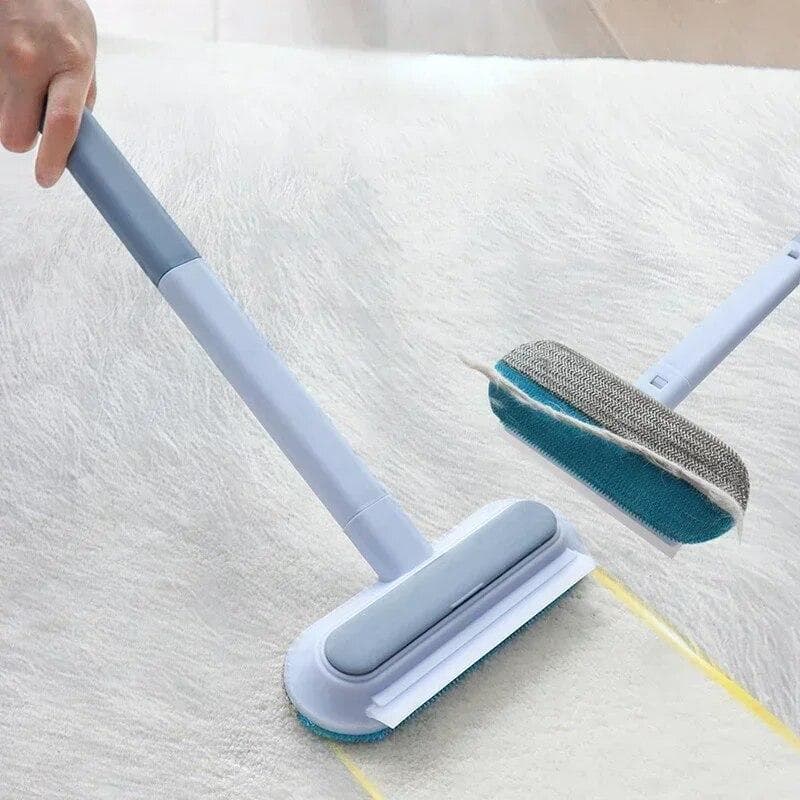 Pet Fur Remov Multifunction Hair Clothes Hair Remov Brush Cat Dog Hair Lint Rollers Brush Hairs Remov Tools blue