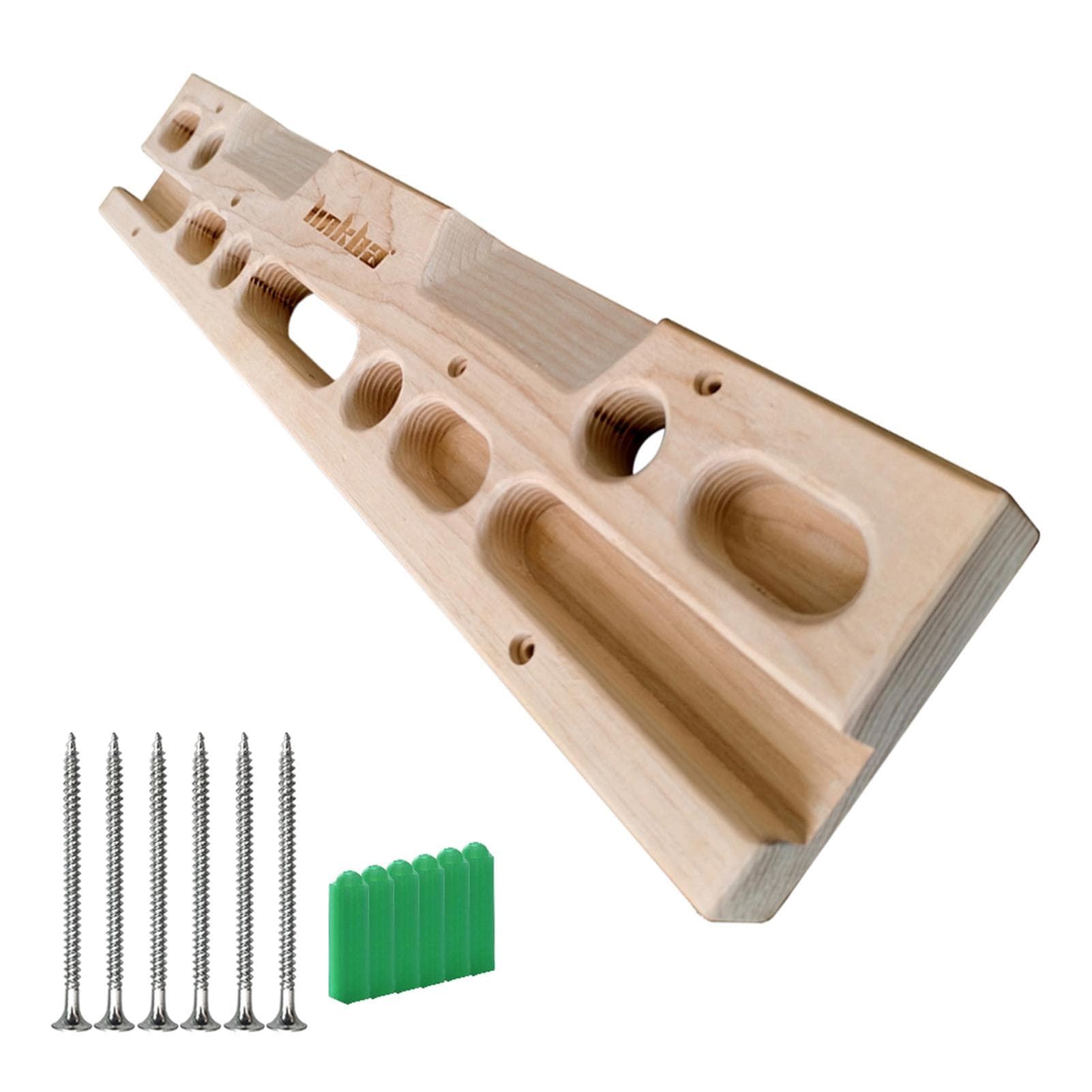 Wooden Hang Board Climbing Fingerboard Doorway Hand Strengthener Equipment for Training Finger Grip Wood
