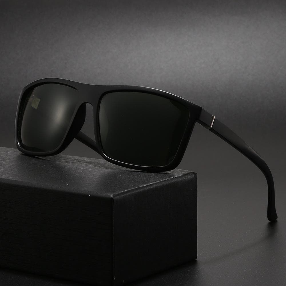 New Classic Square Sunglasses Men Retro UV Protection Outdoor Sports Fishing Eyewear Driving Glasses 1PC