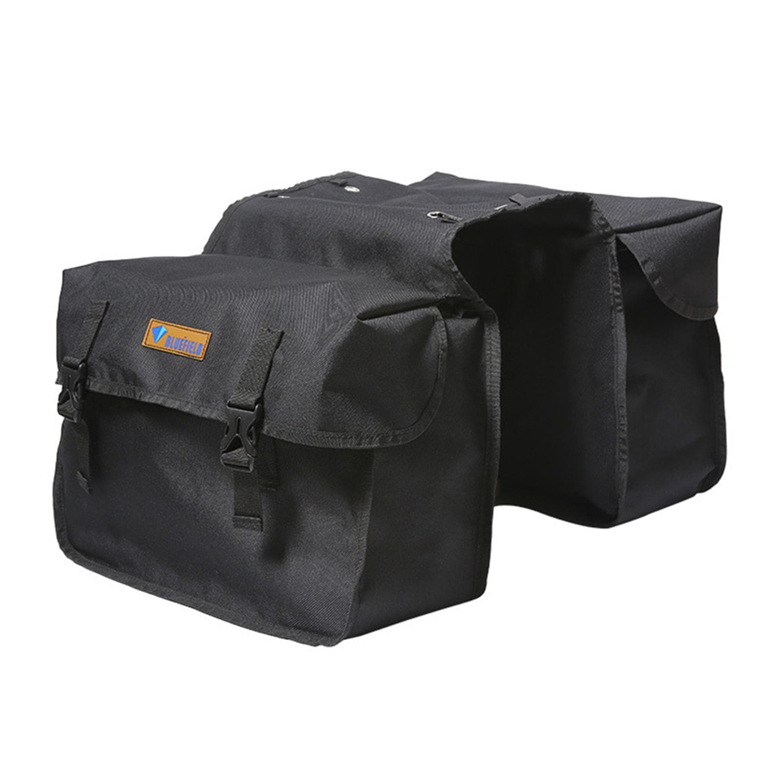 Bike Saddle Bag Waterproof and Large Capacity Outdoor Cycling Luggage Pack Bike Storage Bag Bike black
