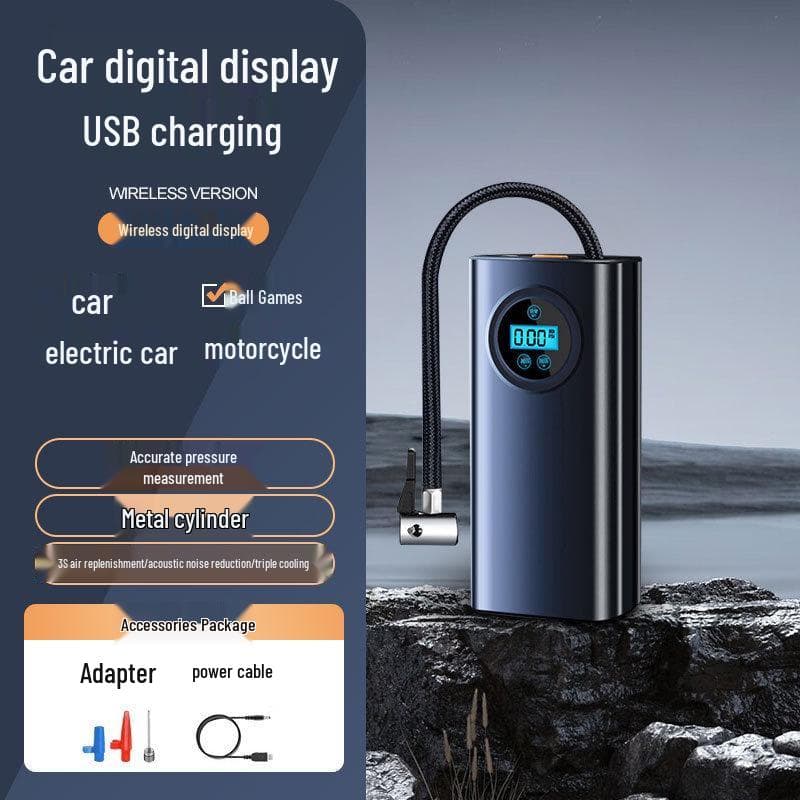 Versatile Portable Air Pump: Car, Household & Cross-Border Use