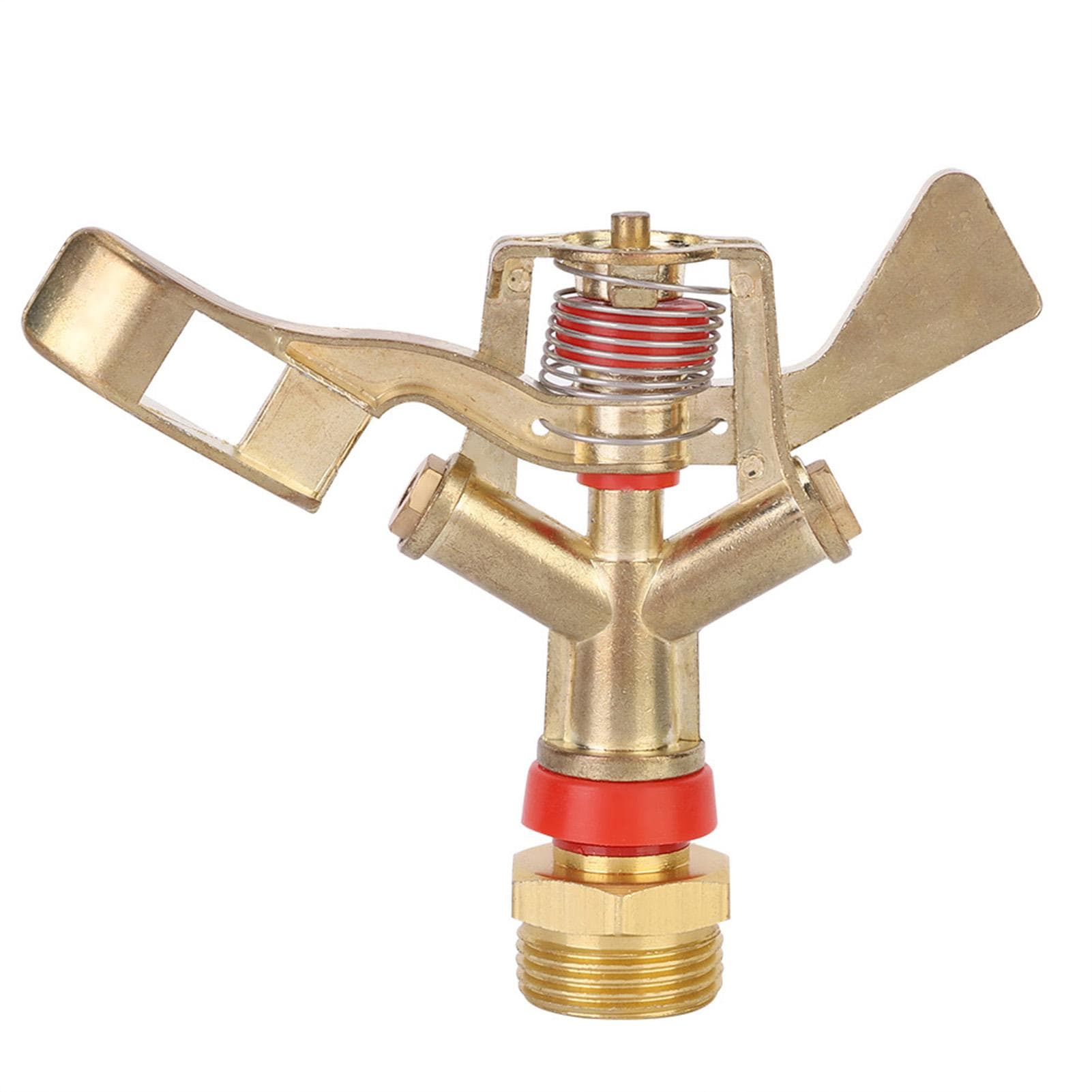 G3/4in 25mm Male Thread Zinc Alloy Irrigation Garden Rocker Arm Sprinkler Nozzle Head(2PCS) 1pcs