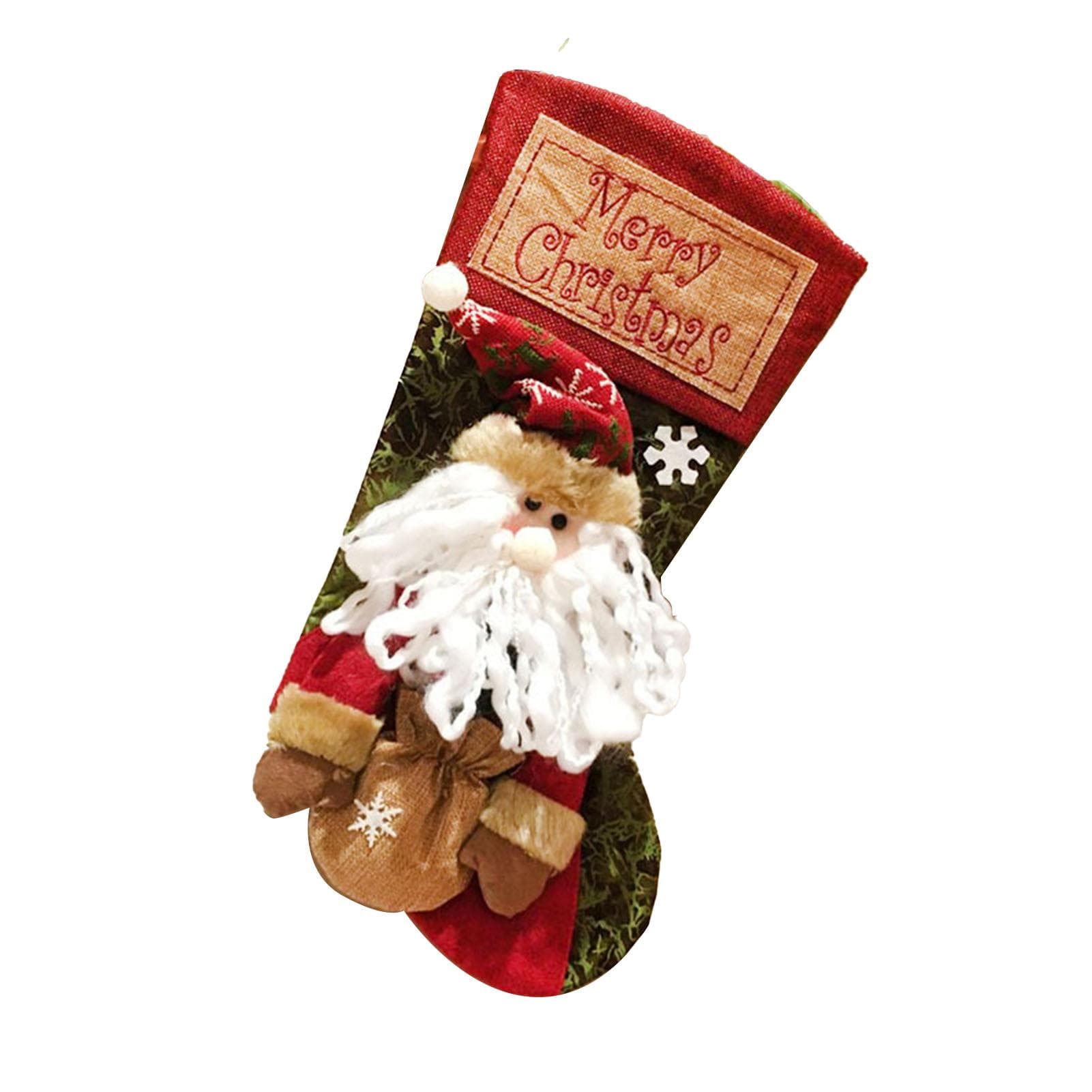 Christmas Stockings Exquisite Handcrafted Personalized Xmas Hanging Stocking for Gift Exchange