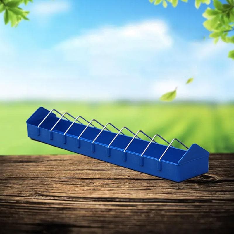 Pigeon Feeder Thickened Removable Splash-proof Large Capacity Feeding Bowl Slot Container Food 60cm