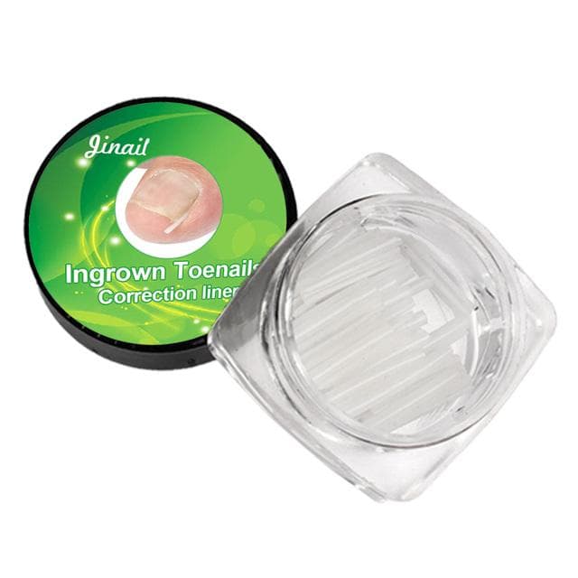 10pcs Toenail Correction Tool Toe Nail Treatment Elastic Patch Sticker Straightening Clip Brace Pedicure Tool