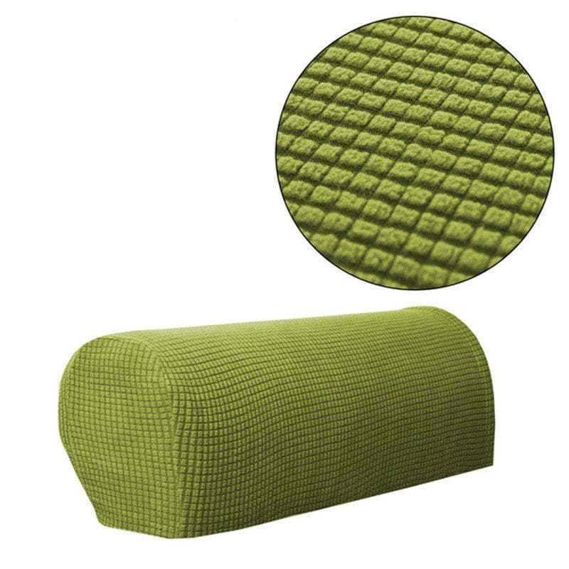 Covers Armrest Stretch Sofa Couch Removable Arm Chair 1Pair Protector Armchair 55x15x25cm green