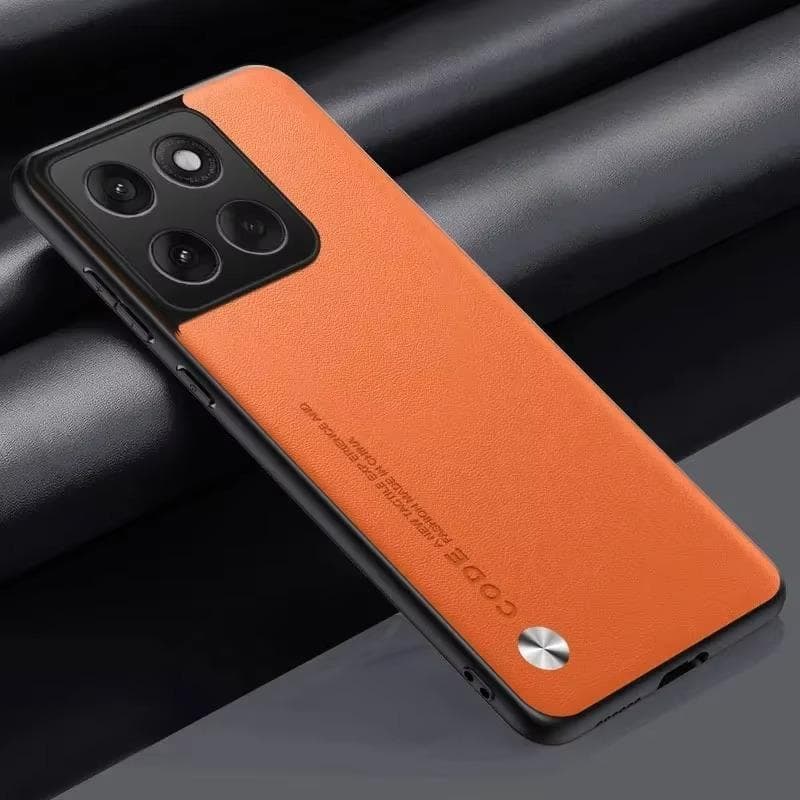 Plain PU Leather Case for Motorola Moto Edge 60 Pro Fusion Edge60 60 Stylus Silicone Matte Bumper Soft Frame Shockproof Cover Motorola Edge 60s orange