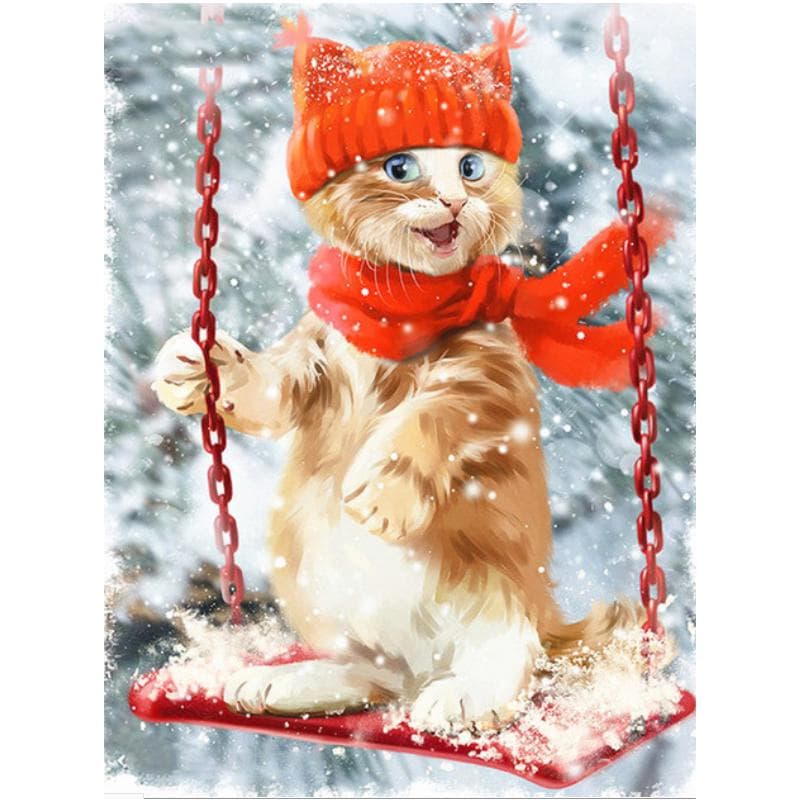 Diamond Painting Animal Cat 5d Diamond Embroidery Sale Diamond Picture of Rhinestones Home Decor 20X30CM