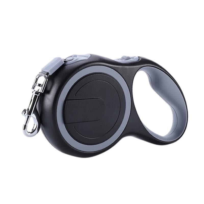 Retractable Dog Leash Pet Walking Leash Anti Slip Handle Tangle Free Reflective for Small Dogs Cats 5m / 16.4ft gray