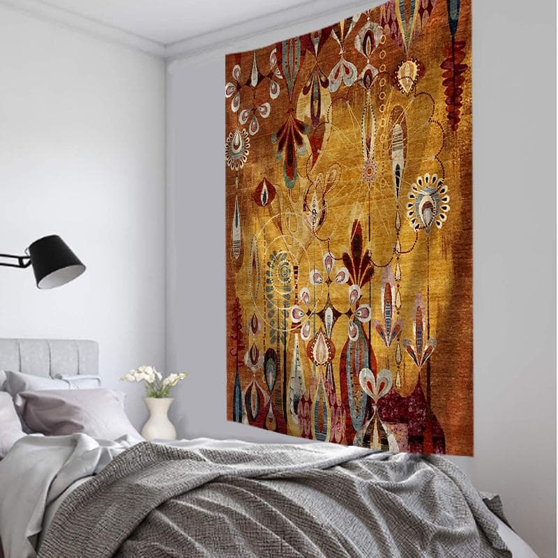 Butterfly Flower Tapestry Wall Hanging Indian Art Beach Towel Bohemian Psychedelic Mattress Bedroom Home Decor 320x182CM