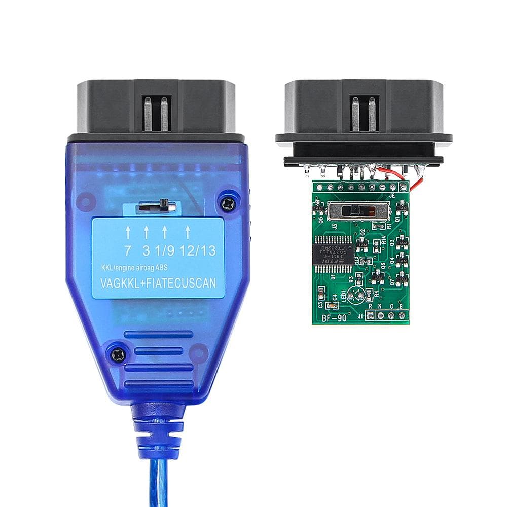 VAG KKL Fiat ECU SCAN VAG 409 KKL OBD2 Car Diagnostic Cable For Fiat ECU Scan FTDI FT232RL FT232RQ VAG KKL USB Switch Tool FT232RL