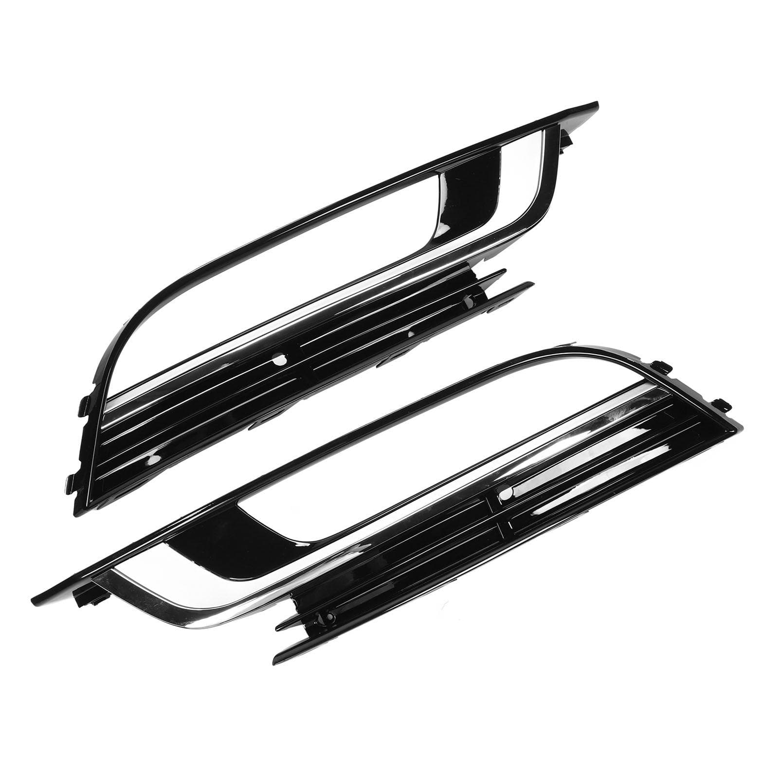 Pair of Front Bumper Fog Light Grille Left Right 3C8853665 Replacement for CC 2013 to 2017