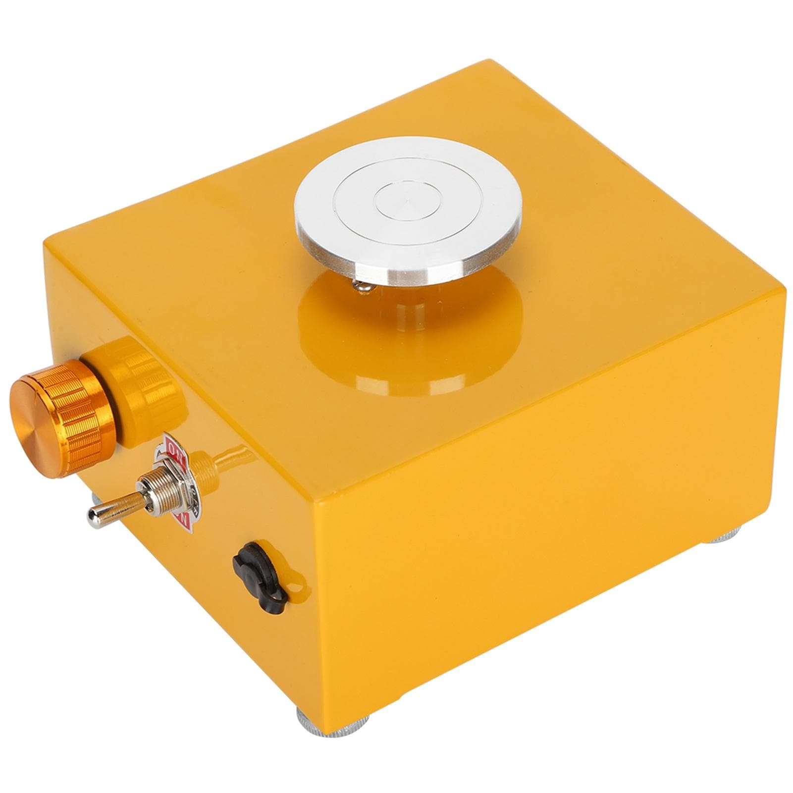 Clay Molding Machine Mini Pottery Wheel DIY Crafts Accessories with 10cm Turntable 100‑240VAU Plug US Plug