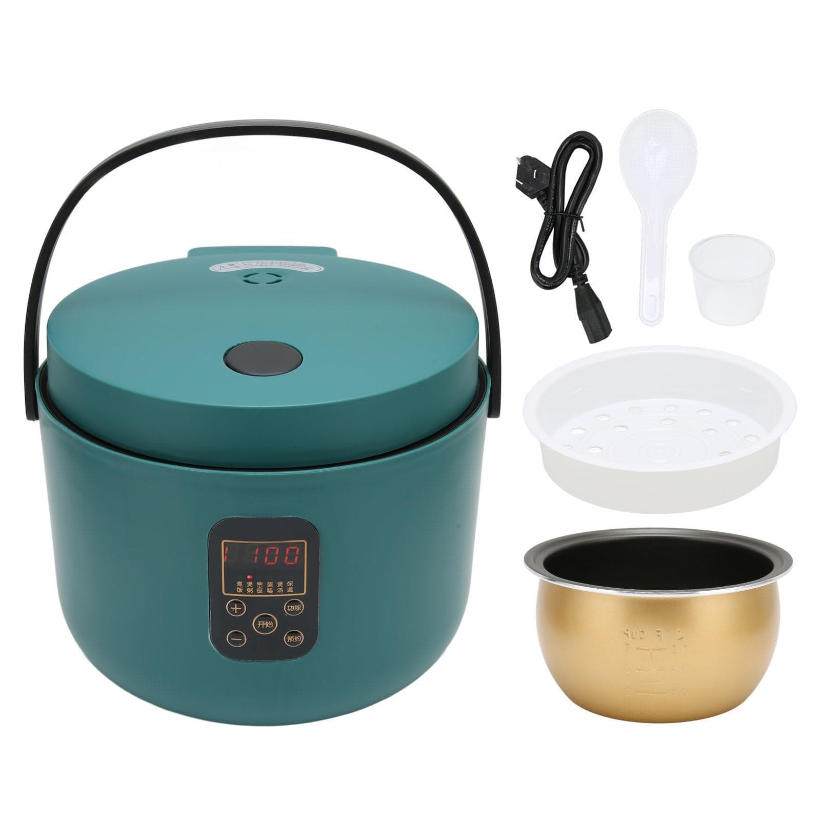 Electric Rice Cooker Multifunctional 3L Intelligent Rice Cooker Auto Keep Warm Feature for Home L