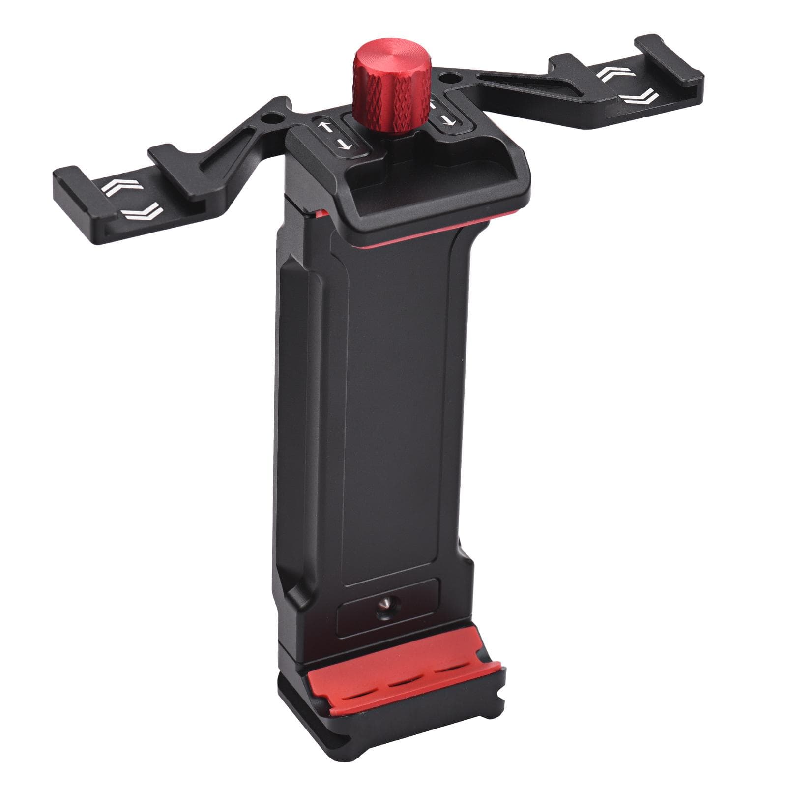 Andoer Universal Tablet Tripod Mount Aluminum Alloy Tablet Holder 108-242mm Adjustable Clamp Width black