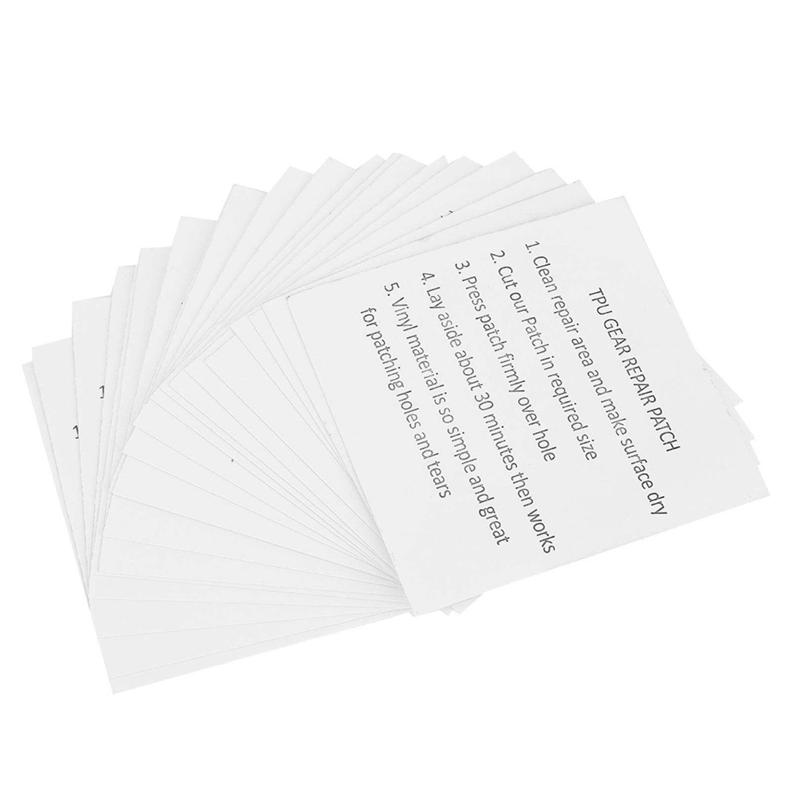 20PCS Self Adhesive TPU Sticker Waterproof Transparent Repair Patch for Inflatable Product Tent