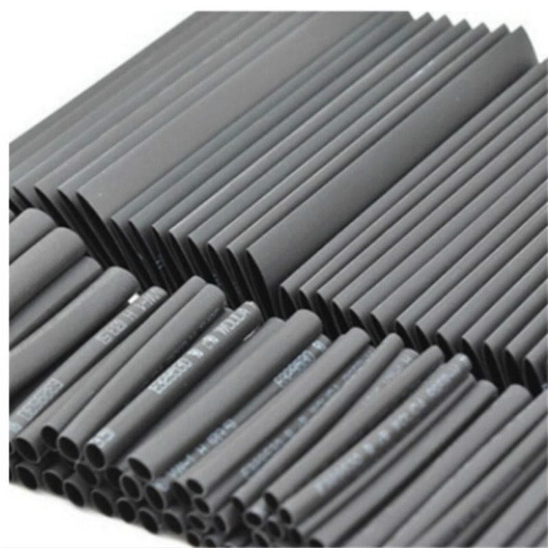 Insulation Materials 127pcs/ Weatherproof Heat Shrink Tubing Black Glue Glue Sleeve Assortment Kit