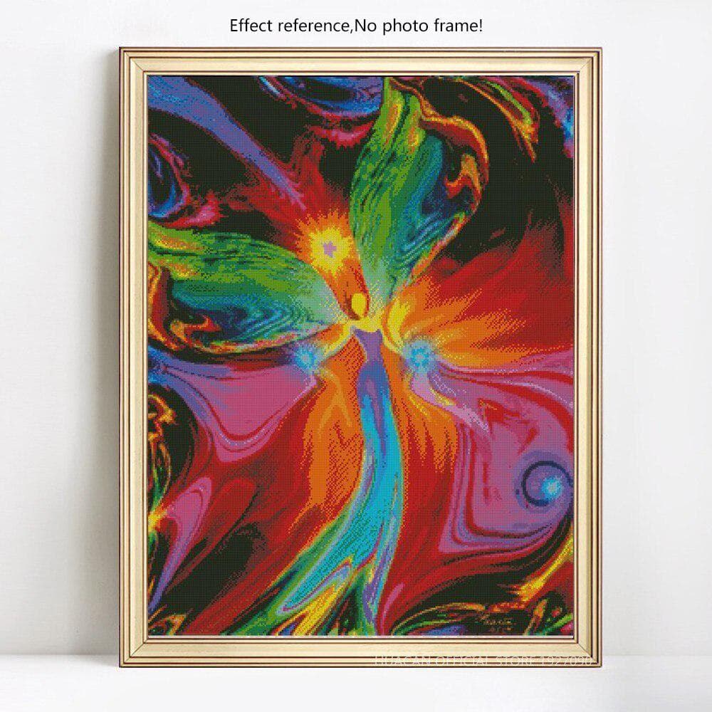 5d Diamond Painting Full Drill Round Flowers Diamond Embroidery Sale Flower Rhinestones 20X30